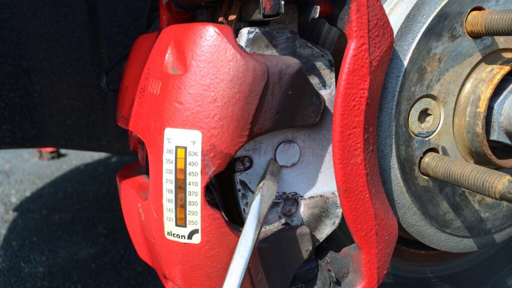 Remove old pads