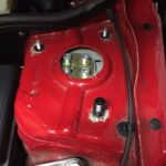 One adapter bolt installed